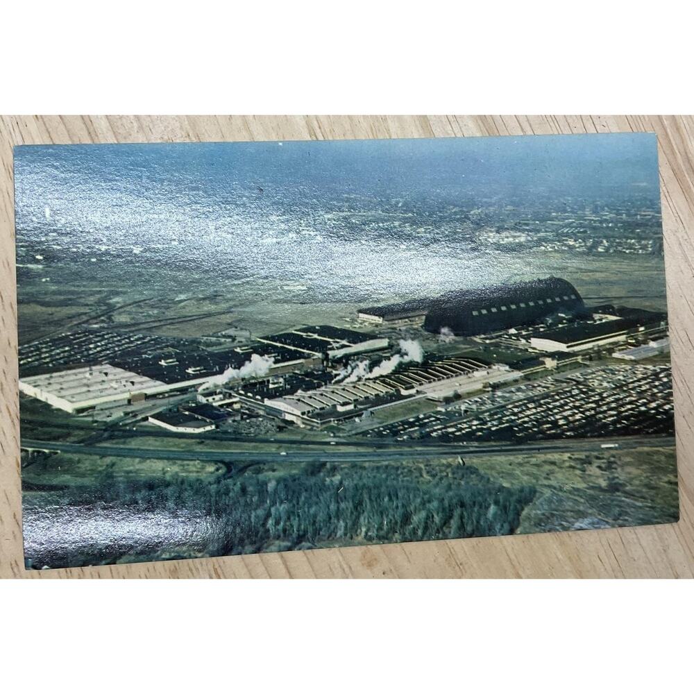 Vintage Goodyear Aerospace Building Complex Akron Ohio Color Postcard 5.5x3.5 In